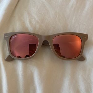 Ray Ban Pink and Tan Wayfairer